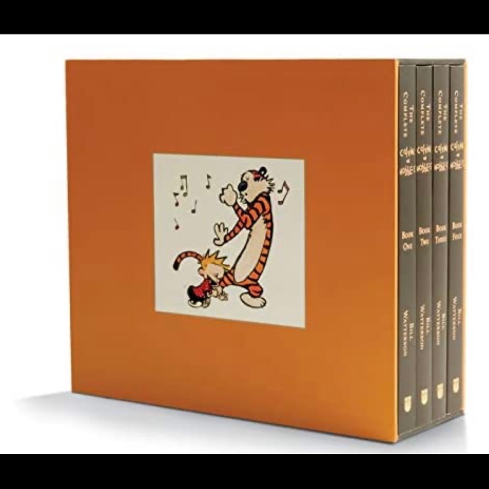 Join Calvin and Hobbes on all their adventures in this four-volume collection